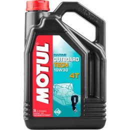 Масло 10W30 5л Motul Outboard Tech 4T полусинт (106447)